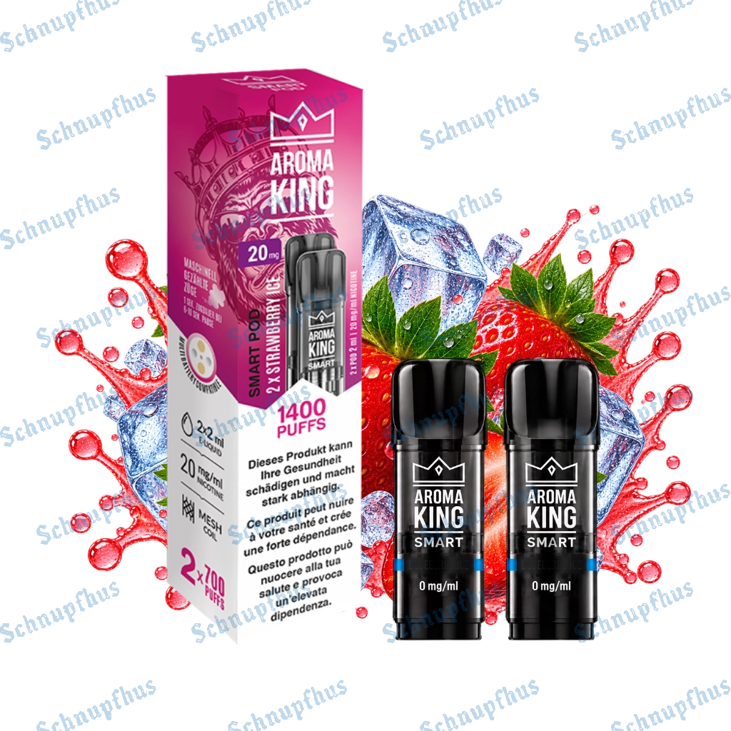Aroma King Smart 2 Pods Strawberry Ice 20mg