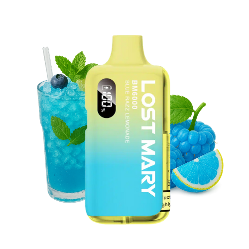 Lost Mary BM 6000 Vape Kit Blue Razz Lemonade