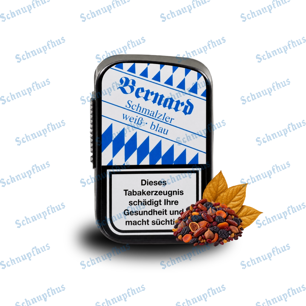 Bernard Schmalzler Weiß-Blau Schnupftabak 10g