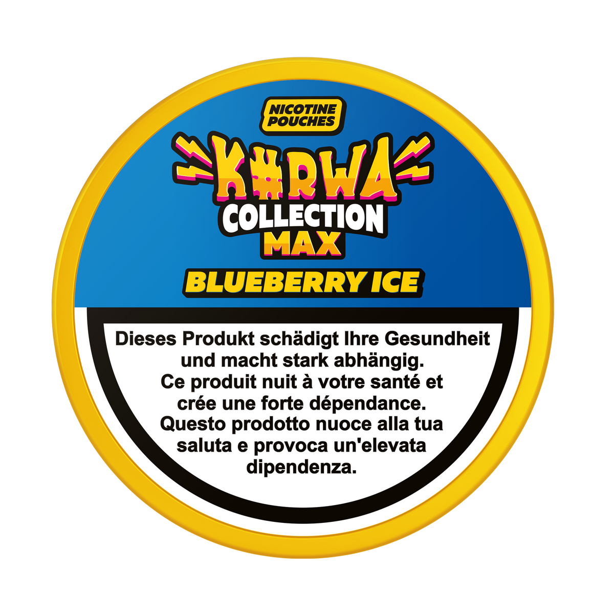 Kurwa Snus Collection Max Blueberry Ice