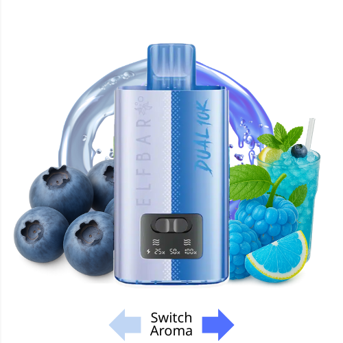 Elfbar Dual 10K Vape Kit Blueberry Edition