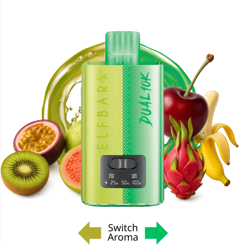 Elfbar Dual 10K Vape Kit Green Edition