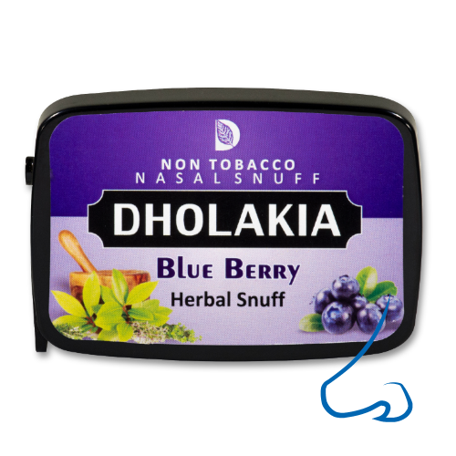 Dholakia Herbal Blueberry, tabakfrei Snuff 9g