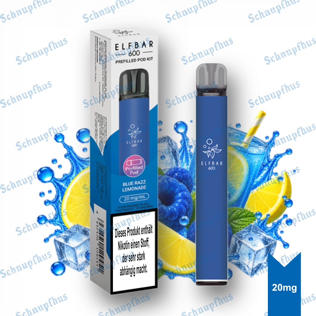 Elfbar 600 Prefilled Kit | Blue Razz Lemonade