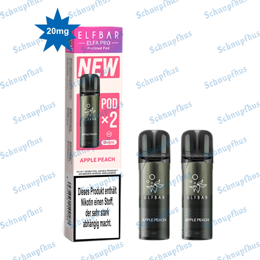Elfbar Elfa Pro Pods 2 Stück | Apple Peach