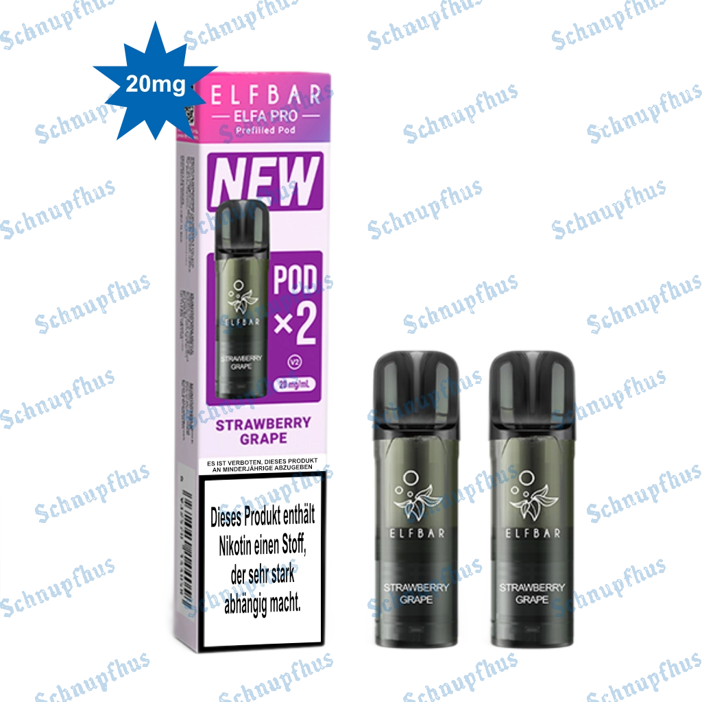 Elfbar Elfa Pro Pods 2 Stück | Strawberry Grape