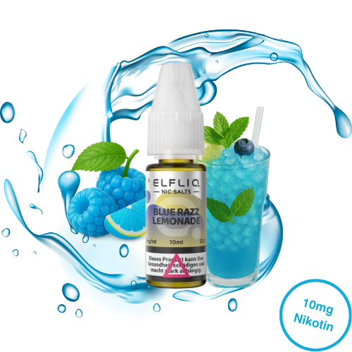 Elfbar - Elfliq Nikotinsalz Blue Razz Lemonade (10mg/ml)