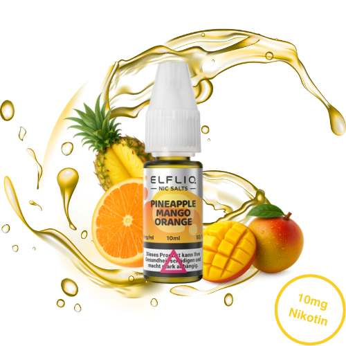Elfbar - Elfliq Nikotinsalz Pineapple Mango Orange (10mg/ml)
