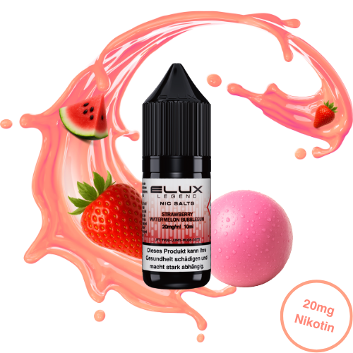 Elux Nic Salt Strawberry Watermelon Bubblegum (20 mg/ml)