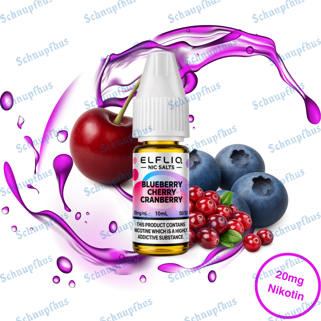 Elfbar - Elfliq Nikotinsalz Blueberry Cherry Cranberry (20mg/ml)