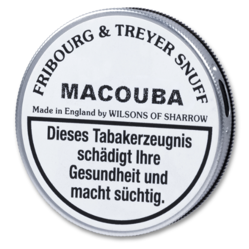Fribourg & Treyer Macouba Snuff Schnupftabak 5g Tap Tin