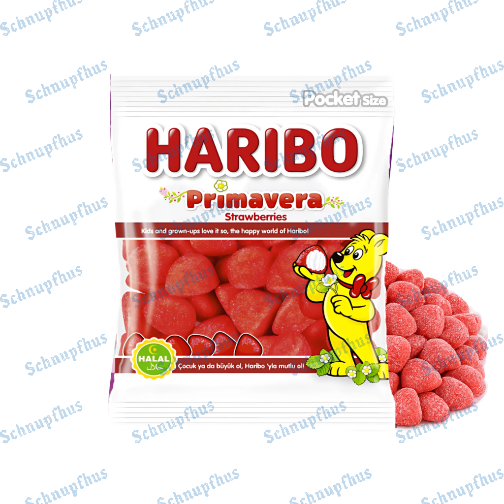 Haribo Halal Erdbeere Primavera 80g
