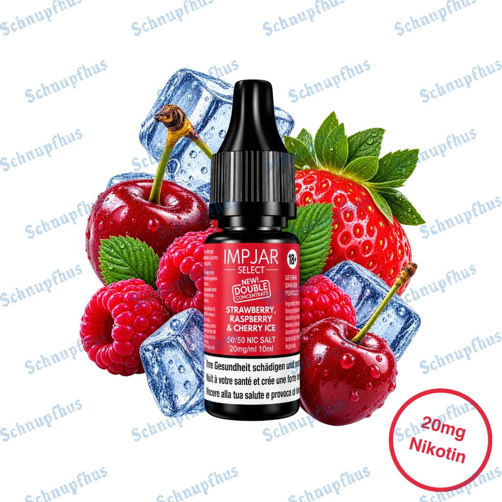 Imp Jar Select Nic Salt Strawberry Raspberry & Cherry Ice (20mg) 10ml