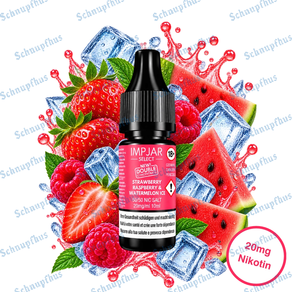 Imp Jar Select Nic Salt Strawberry Raspberry & Watermelon Ice (20mg) 10ml