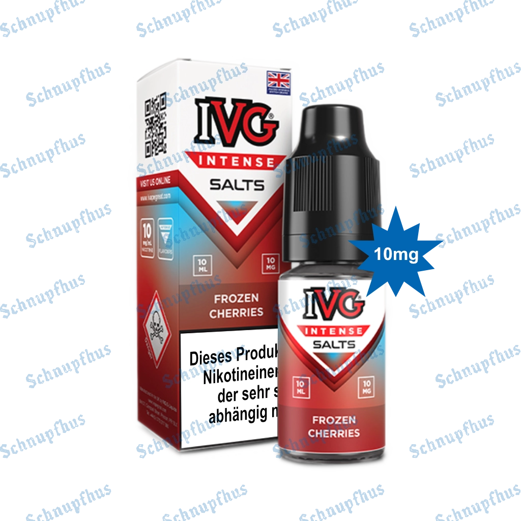 IVG Intense Nic Salts (10mg) 10ml Frozen Cherries