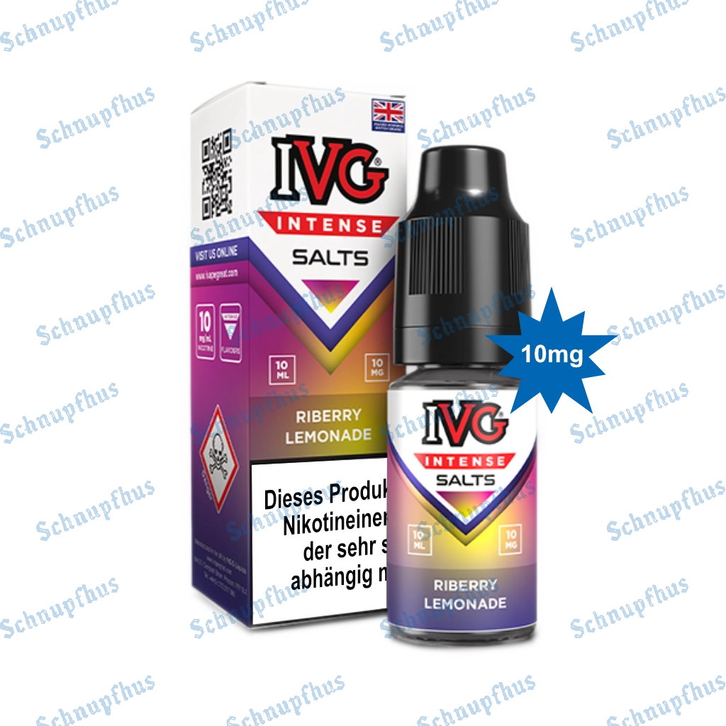 IVG Intense Nic Salts (10mg) 10ml Riberry Lemonade