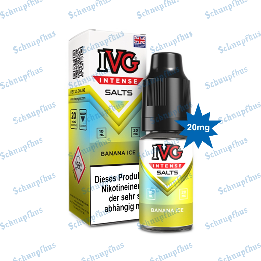 IVG Intense Nic Salts (20mg) 10ml Banana Ice