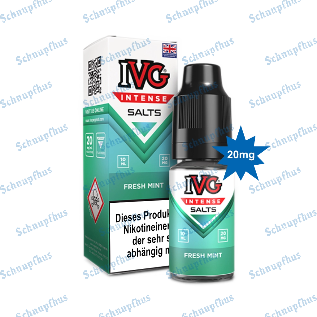IVG Intense Nic Salts (20mg) 10ml Fresh Mint