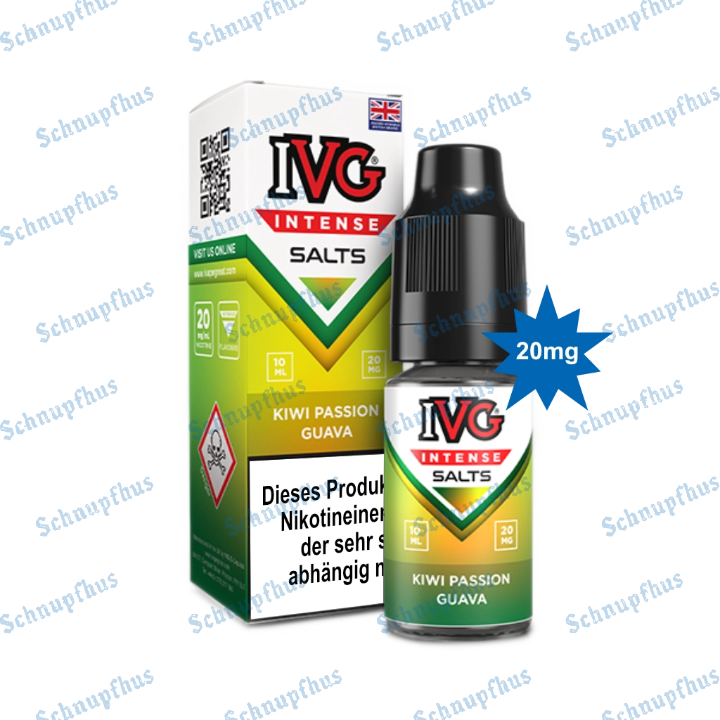 IVG Intense Nic Salts (20mg) 10ml Kiwi Passionfruit Guava