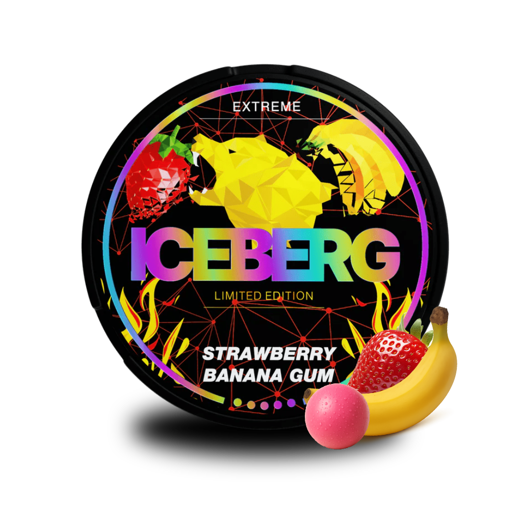 Iceberg Strawberry Banana Gum