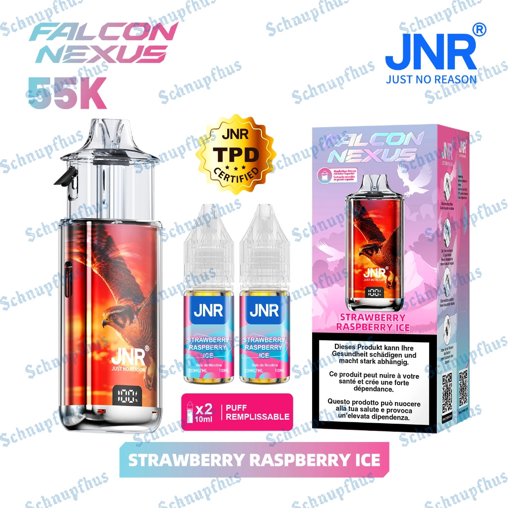 JNR Falcon Nexus Starter Kit | Strawberry Raspberry Ice