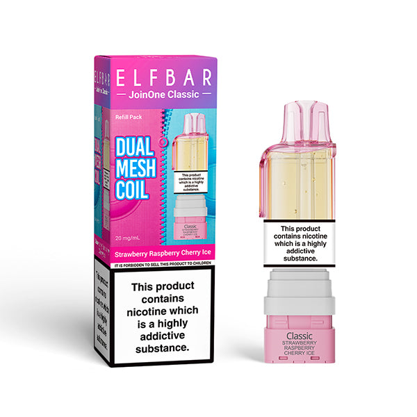 Elfbar Join One 15 Classic nachfüllbarer Pod Strawberry Raspberry Cherry Ice