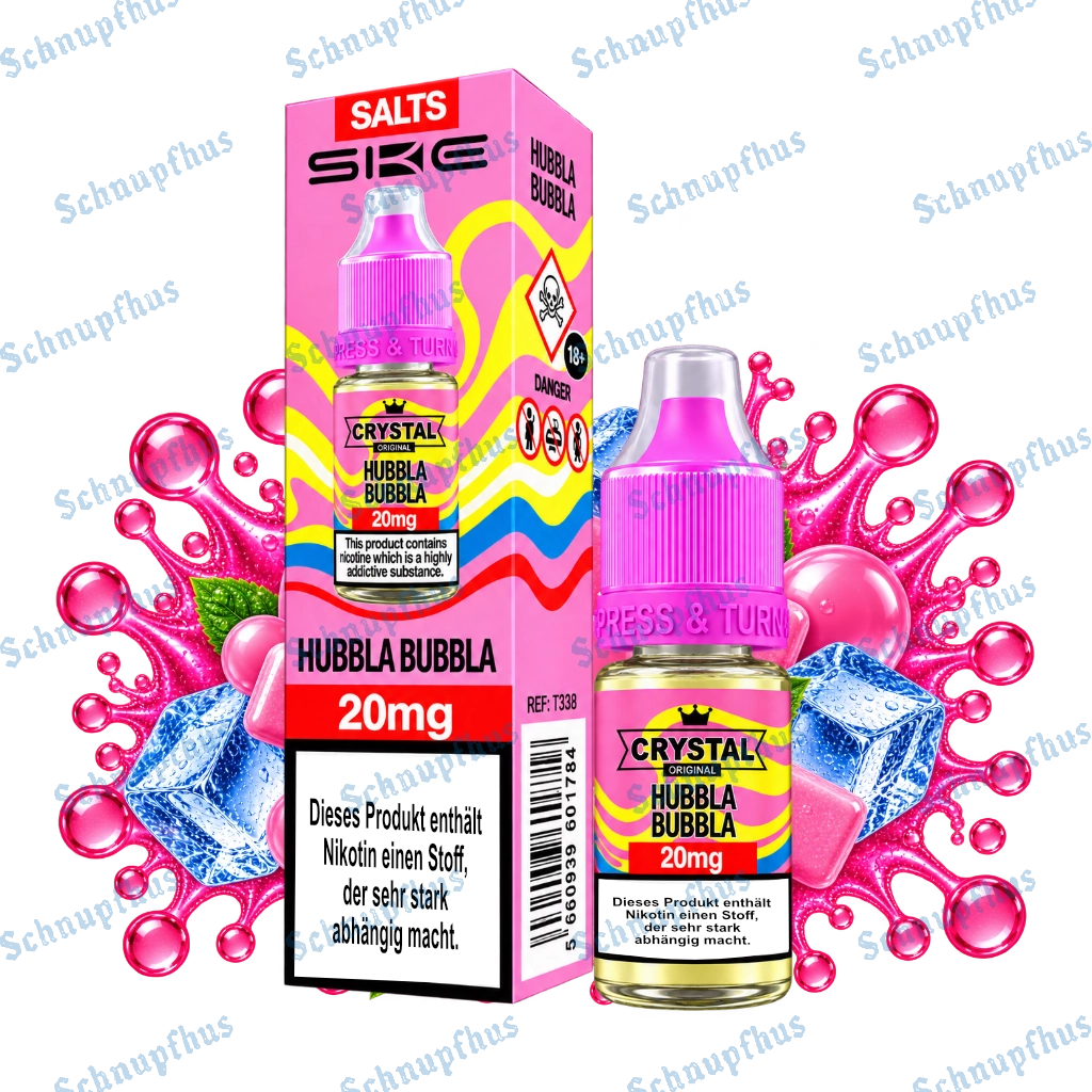SKE Crystal Original Salts 10ml 20mg V2 Hubbla Bubbla
