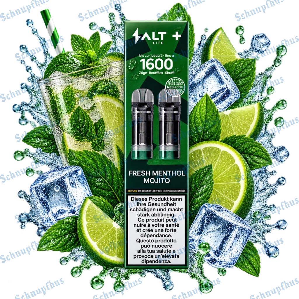 Salt Plus Lite Pods 2er - 20mg/ml | Fresh Menthol Mojito