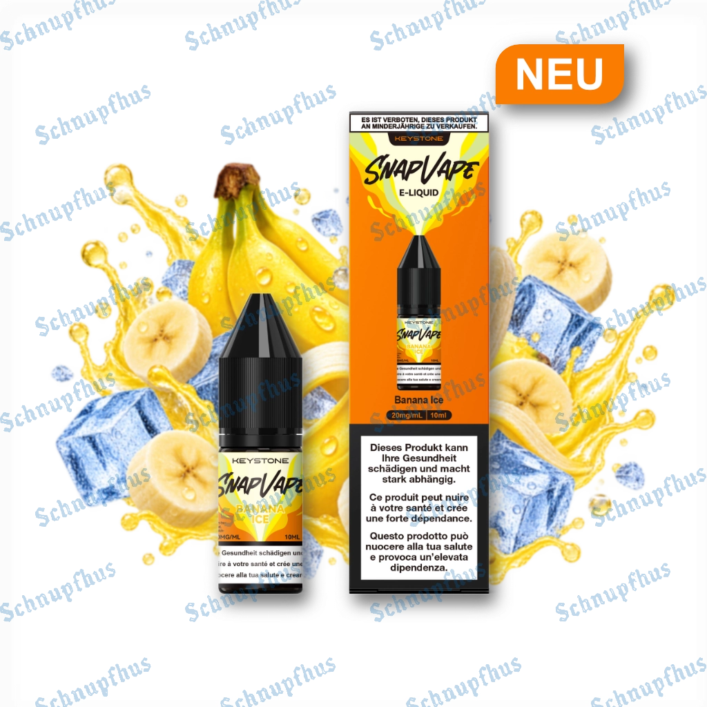 SnapVape | E-Liquid | Banana Ice (20mg/ml)