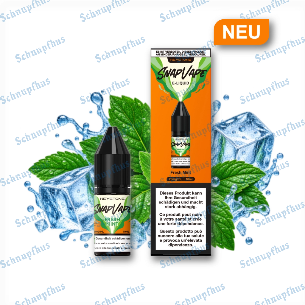 SnapVape | E-Liquid | Fresh Mint (20mg/ml)