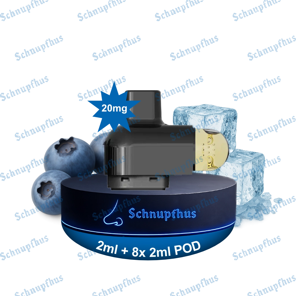 Vaal ePack Refill Pod 2ml + 8*2ml Blueberry Ice 20mg