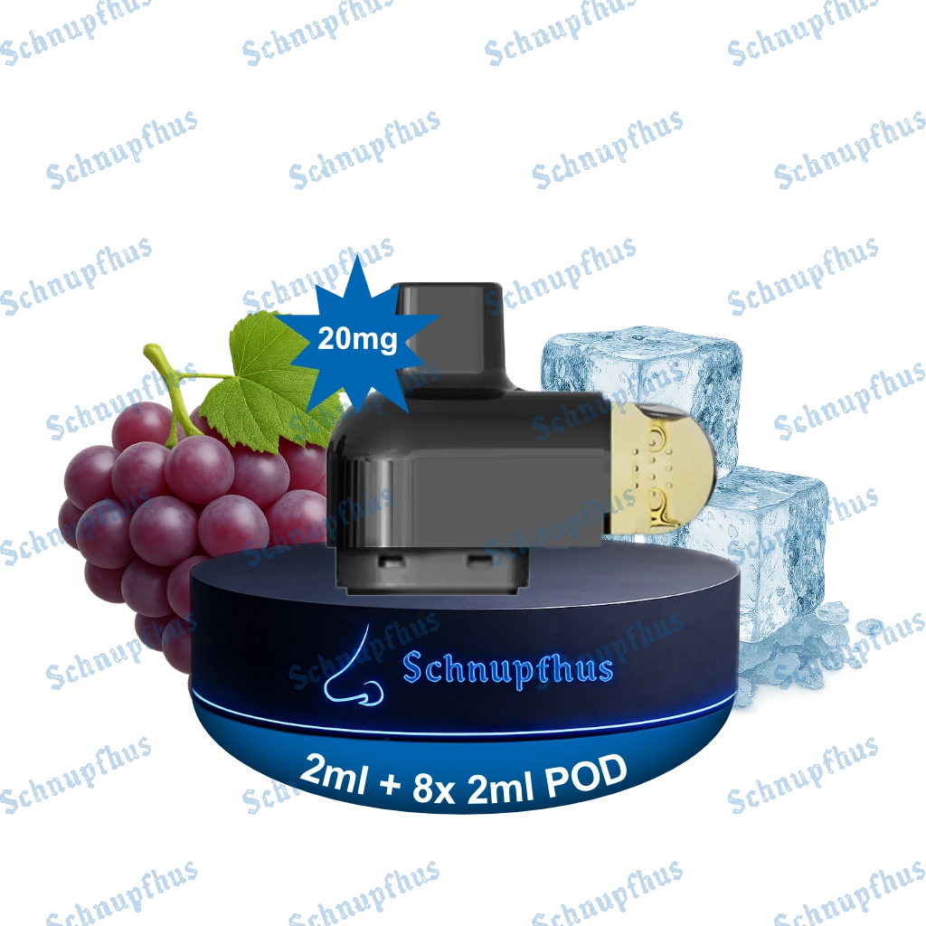 Vaal ePack Refill Pod 2ml + 8*2ml Grape Ice 20mg