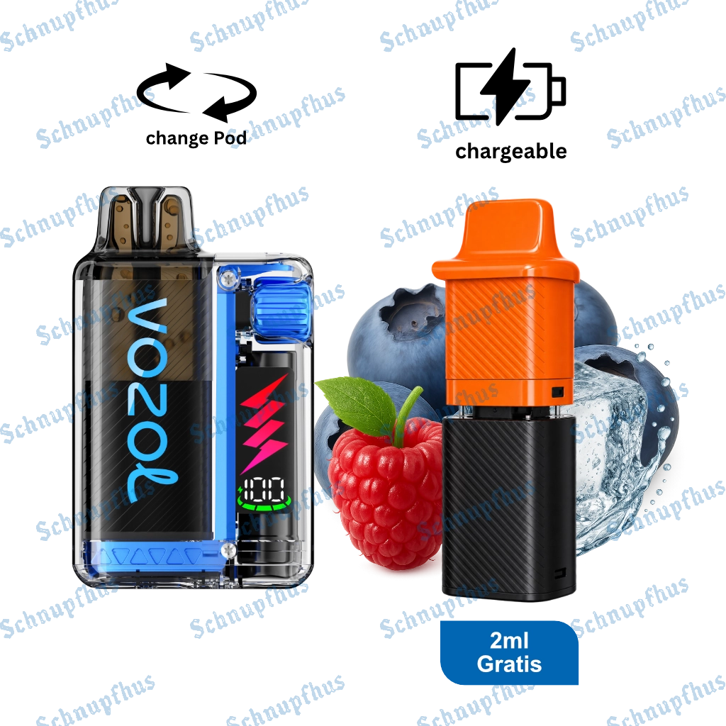 Vozol Vista Kit Blue Razz Ice | 2ml