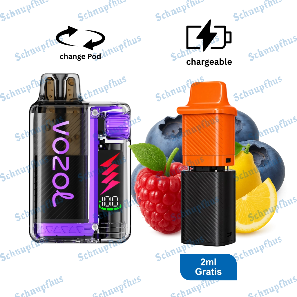 Vozol Vista Kit Blueberry Raspberry Lemon | 2ml