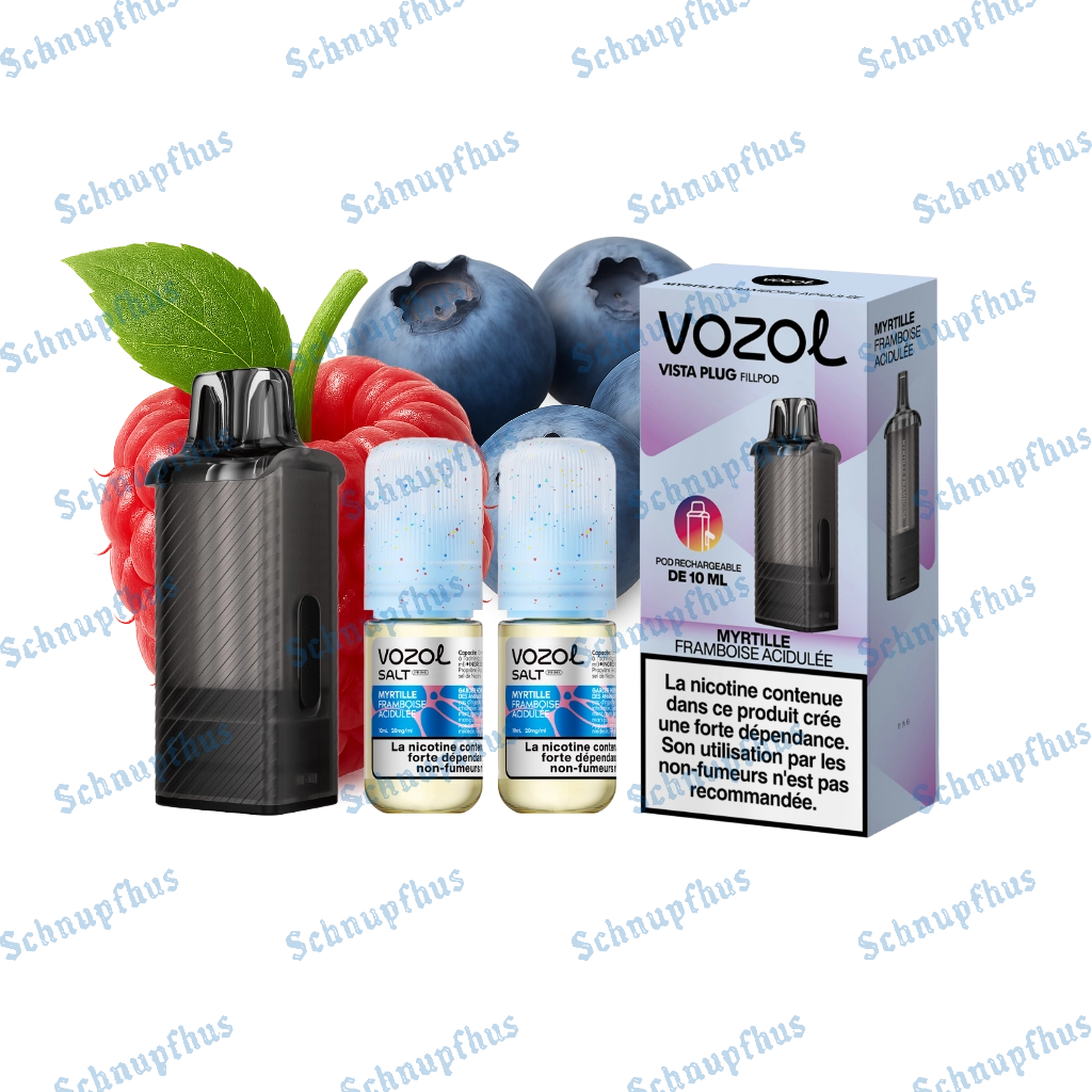 Vozol Vista Plug V2-Pod Set | Sour Blueberry Raspberry