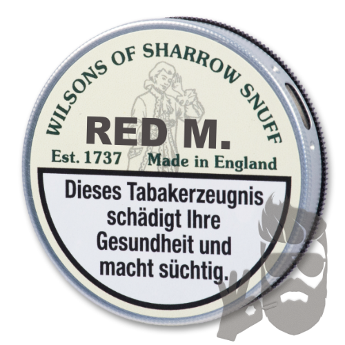 Wilsons Red M. Snuff Schnupftabak 5g Tap Tin
