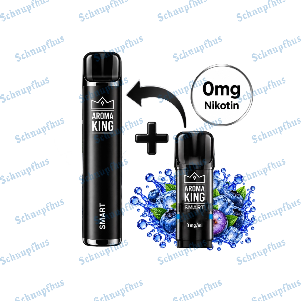 Aroma King Smart Bar (Ohne Nikotin) | Blueberry Ice (Akku inkl. 1 Pod)