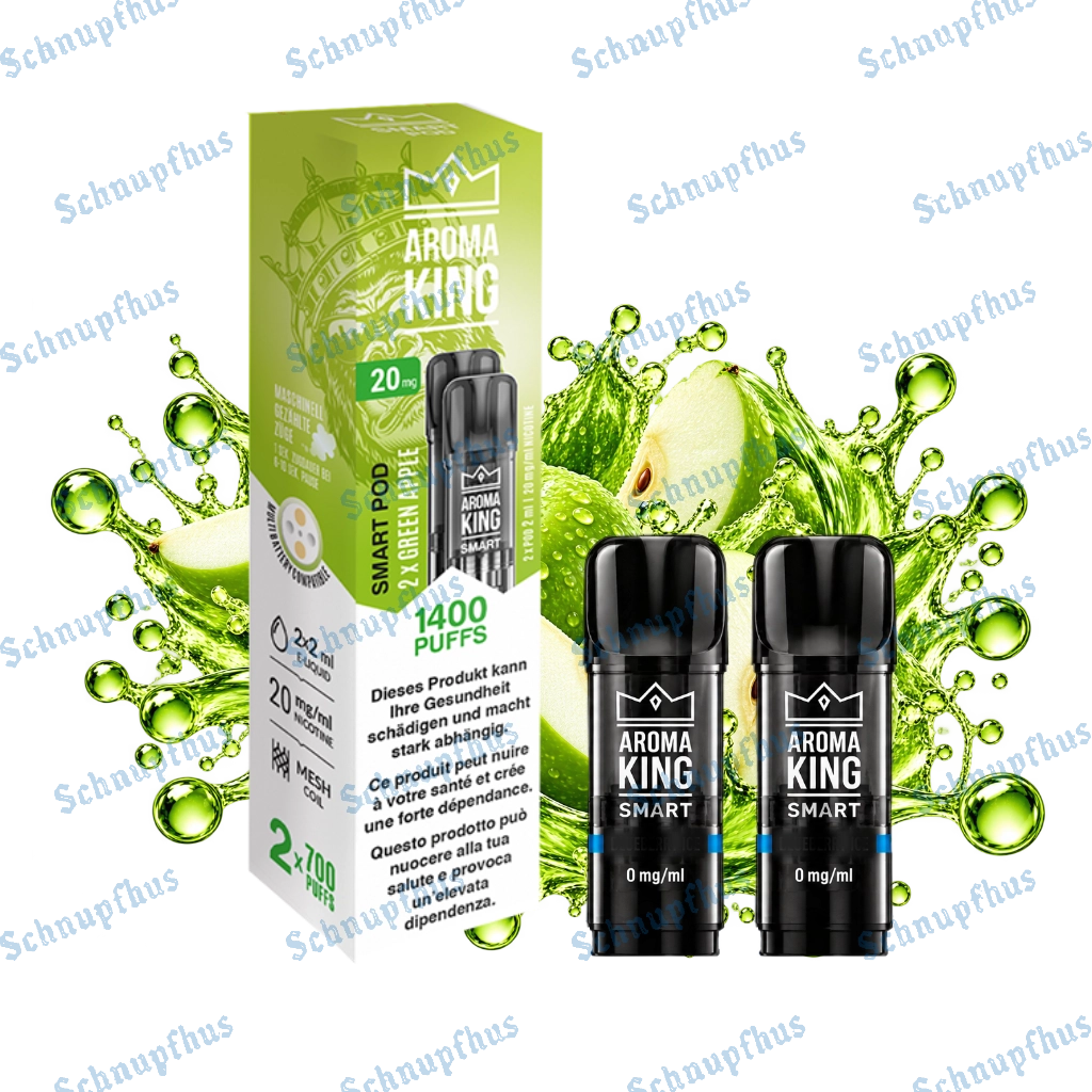 Aroma King Smart 2 Pods Green Apple 20mg