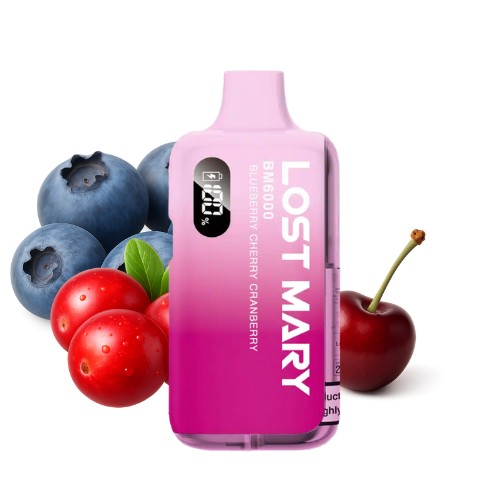 Lost Mary BM 6000 Vape Kit Blueberry Cherry Cranberry