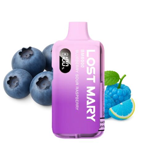 Lost Mary BM 6000 Vape Kit Blueberry Sour Raspberry