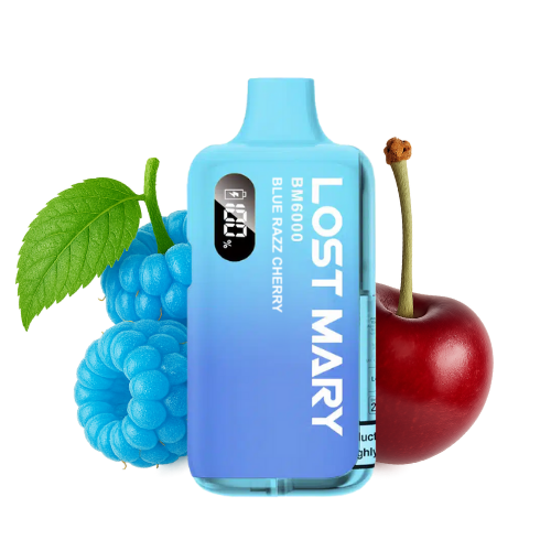 Lost Mary BM 6000 Vape Kit Blue Razz Cherry