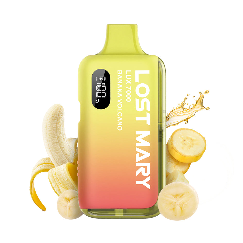 Lost Mary LUX7000 Vape Kit Banana Volcano