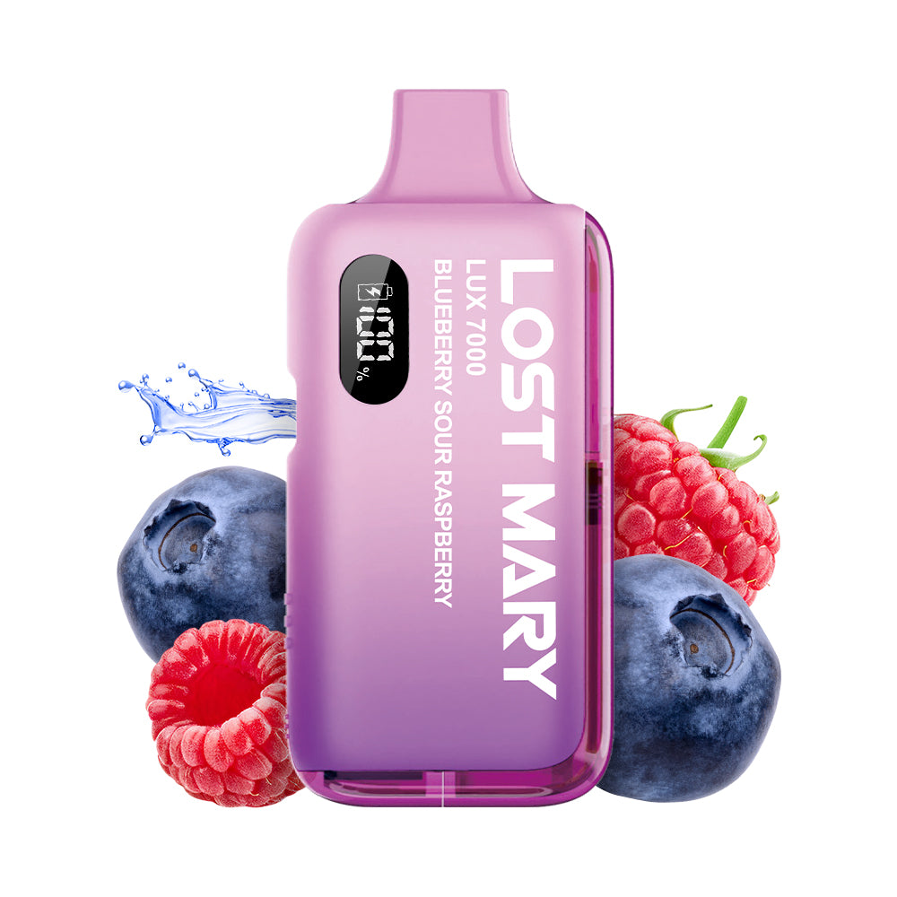 Lost Mary LUX7000 Vape Kit Blueberry Sour Raspberry