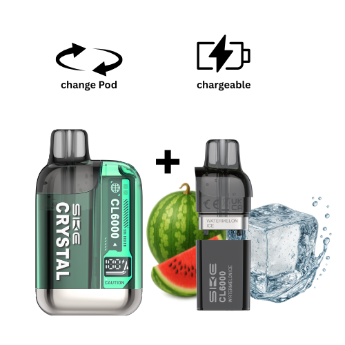 SKE Crystal CL6000 Starter Kit Watermelon Ice