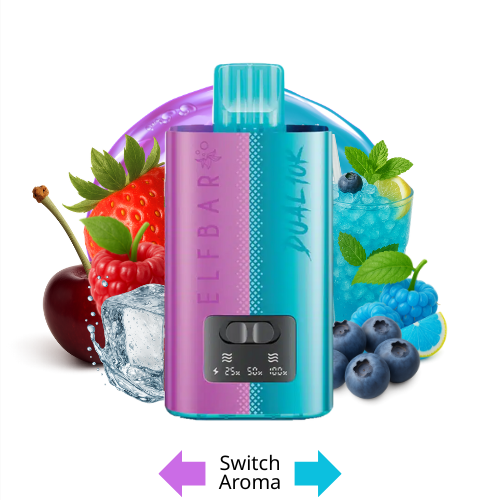 Elfbar Dual 10K Vape Kit Purple Edition