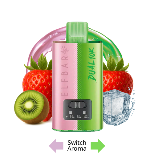 Elfbar Dual 10K Vape Kit Strawberry Edition