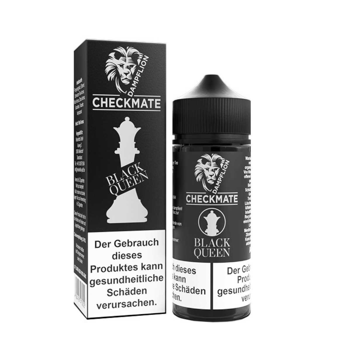 Dampflion Checkmate Black Queen 10ml Longfill