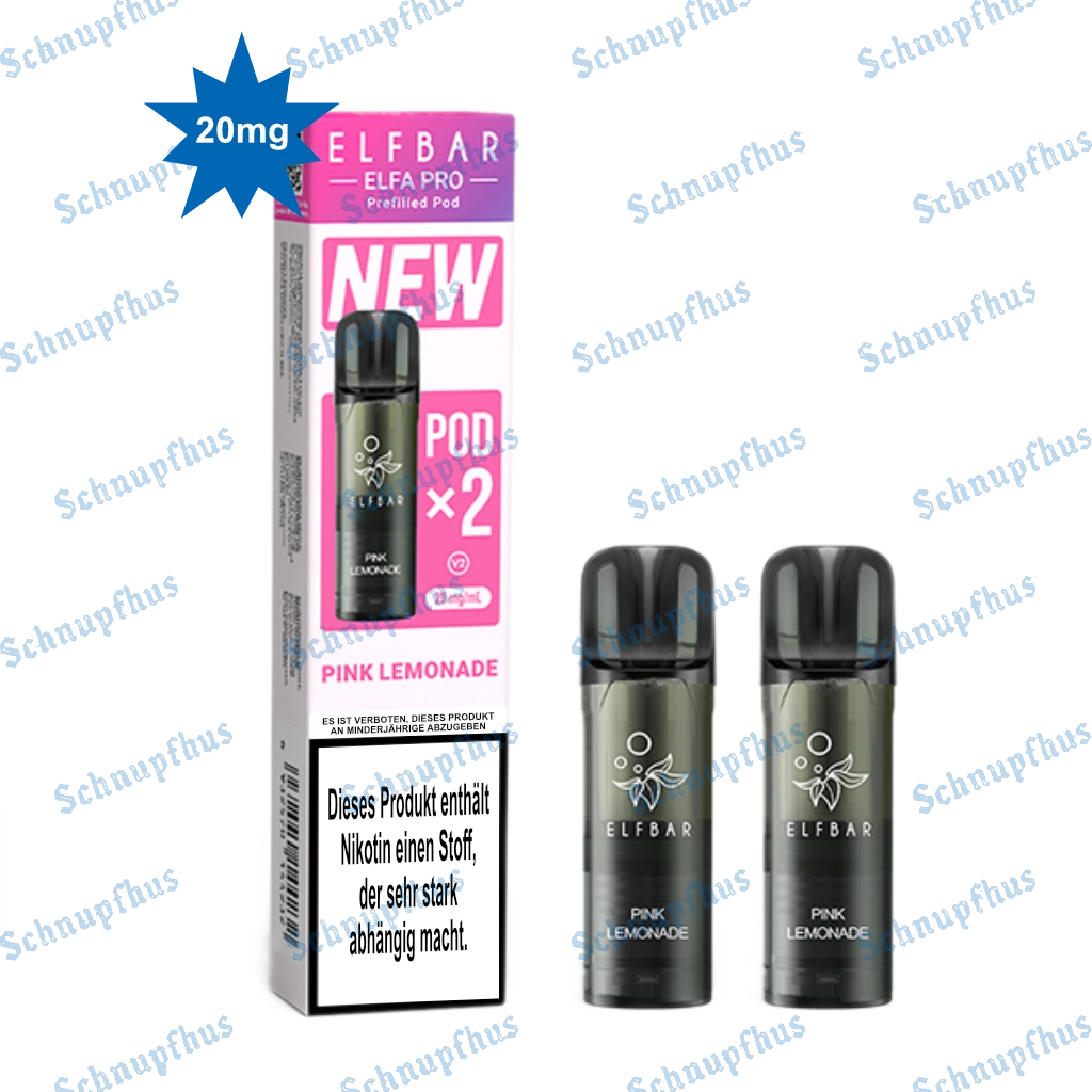 Elfbar Elfa Pro Pods 2 Stück | Pink Lemonade