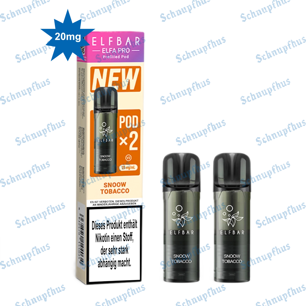 Elfbar Elfa Pro Pods 2 Stück | Snoow Tobacco