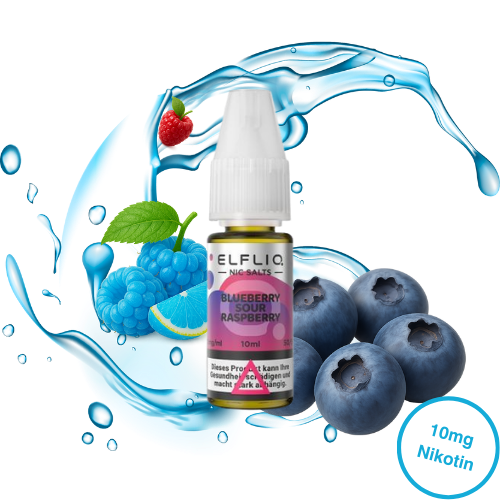 Elfbar - Elfliq Nikotinsalz Blueberry Sour Raspberry (10mg/ml)